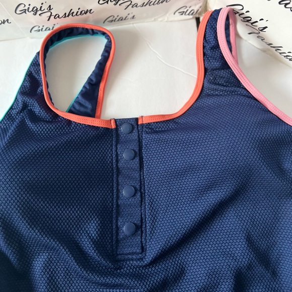 One-Piece Swimsuit with Placket for Women from Vigoss - Picture 10 of 11